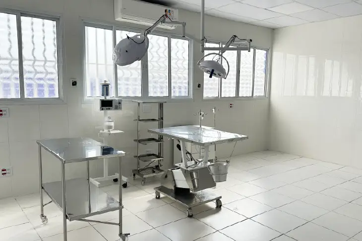 Sala de cirurgia Hai Saúde pet